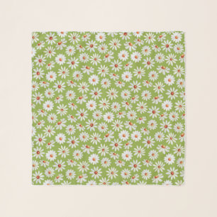 Daisy Filed Watercolor Spring Summer  Scarf