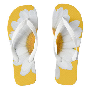yellow daisy sandals