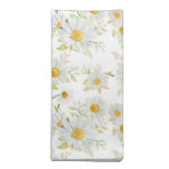Daisy Floral Cloth Napkins Set of 4