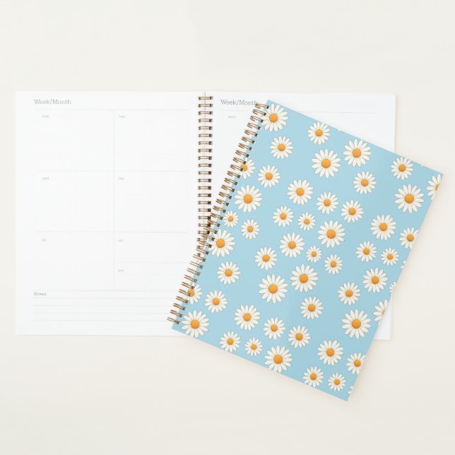 Daisy Floral – Cute & Aesthetic Daily Organizer (Display)
