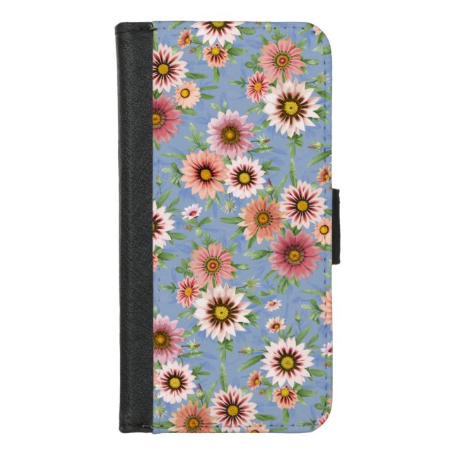 Daisy Floral iPhone Wallet Case (Front)