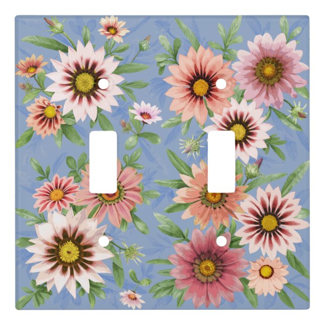 Daisy Floral Light Switch Cover (Front)