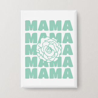 Daisy Floral Mama Button