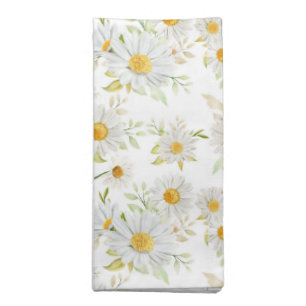 Daisy Floral Napkins Set of 4