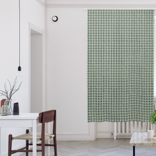Daisy Florets 07 Green Blackout Curtains