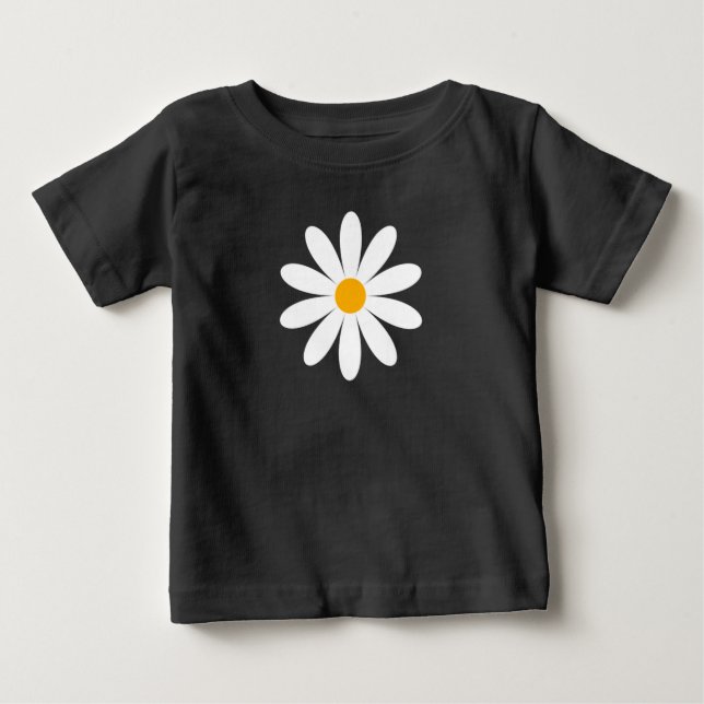 Daisy Flower Baby T-Shirt (Front)