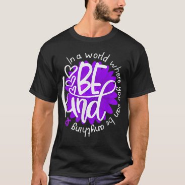 Daisy Flower Be Kind Alzheimer Awareness Month Kin T-Shirt