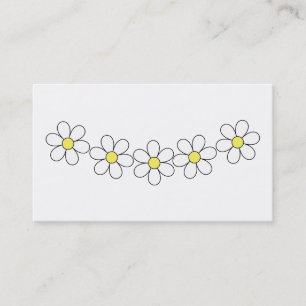 Daisy Flower Bussiness Cards