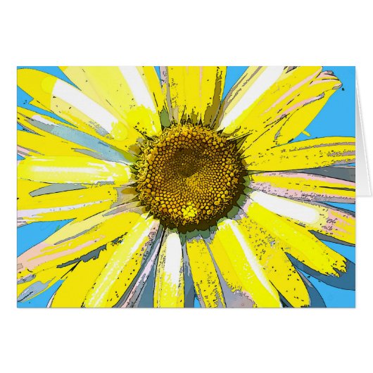 Daisy, Flower card (Front Horizontal)