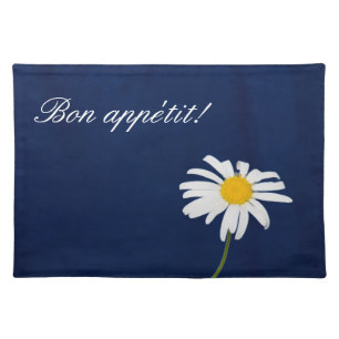 Daisy flower cloth placemat