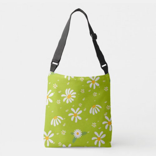 Daisy flower crossbody bag