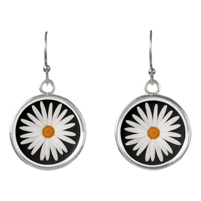 Daisy flower earrings (Front)
