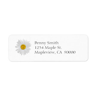 Daisy Flower For Niece Art Customize Background Label
