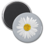 Daisy Flower For Sister Art Customize Background Magnet