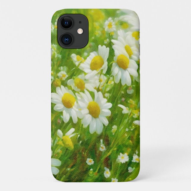 Daisy Flower Garden Art Phone Case (Back)