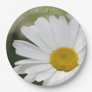 Daisy Flower Large Paper Plate