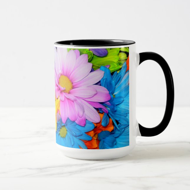 Daisy Flower Mix Mug (Right)
