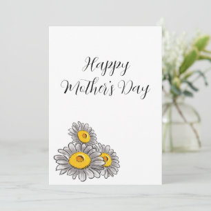Daisy Flower Mother's Day Card