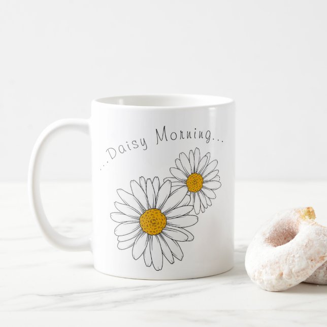 Daisy Flower Mug (With Donut)