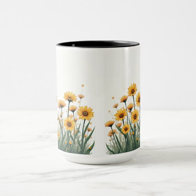 daisy flower mug (Center)