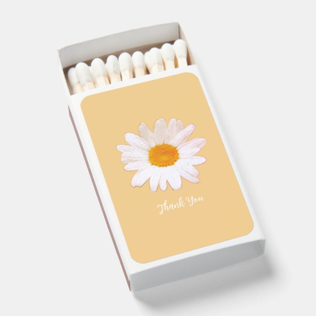 Daisy Flower Mug – Summer Botanical Cozy Matchboxes (Front Open)