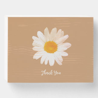 Daisy Flower Mug – Summer Botanical Cozy Wooden Box Sign