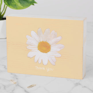 Daisy Flower Mug – Summer Botanical Cozy Wooden Box Sign