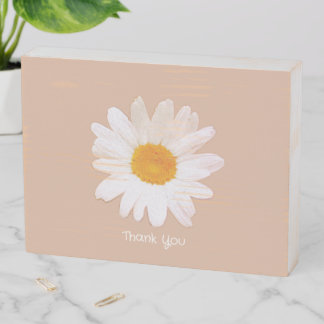Daisy Flower Mug – Summer Botanical Cozy Wooden Box Sign