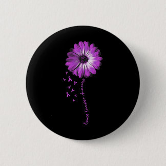 Daisy Flower Opioid Overdose Awareness Gifts Button