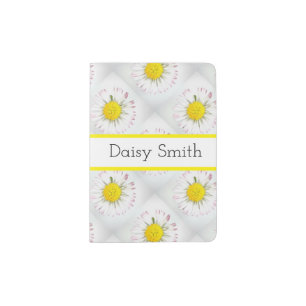 Daisy Flower Passport Holder