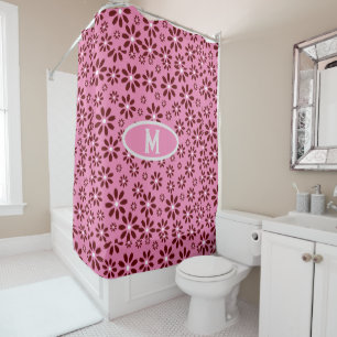 Daisy Flower Patern Customize Shower Curtain