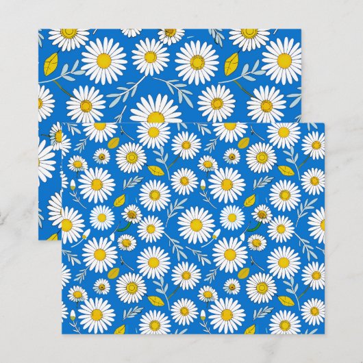 Daisy flower pattern (Front/Back)
