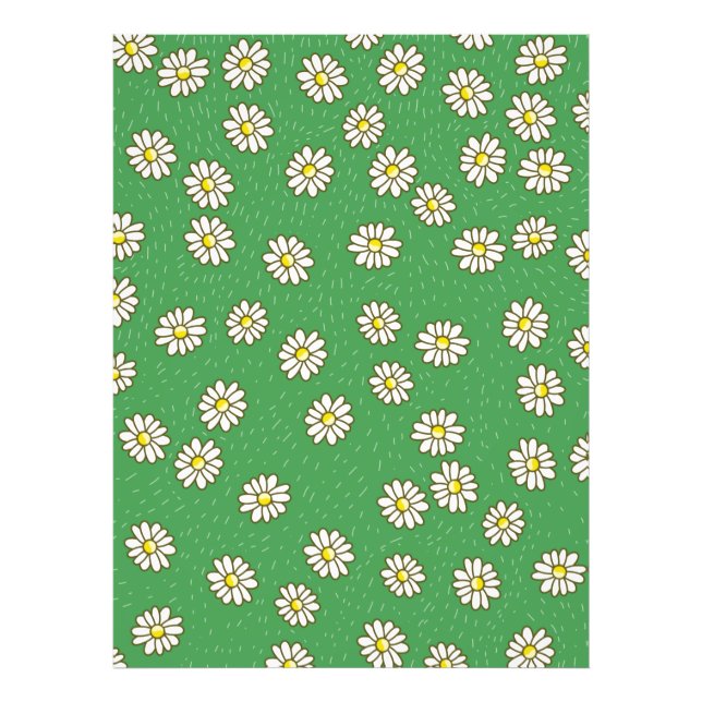 Daisy flower pattern photo print (Front)