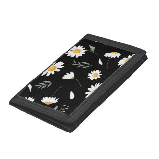 Daisy Flower Pattern Wallet