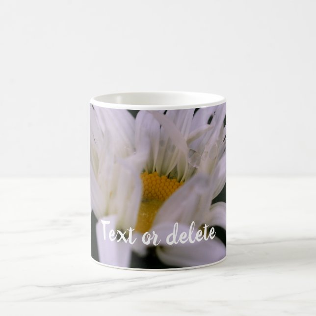 Daisy Flower Personalized Coffee Mug (Center)
