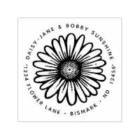 Daisy Flower Self-Inking Stamp