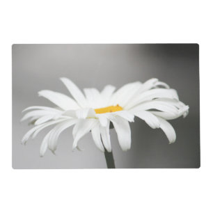 Daisy Flower Reversible Design White With Yellow Placemat