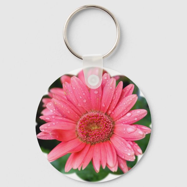 Daisy Flower Shape Keychain (Front)