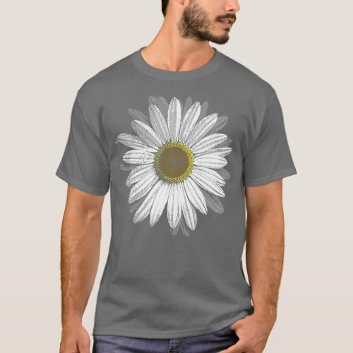 Daisy Flower Spring Floral Florist Gardener Gerber T_Shirt