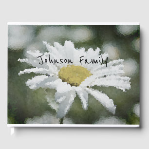 Daisy, flower, summer guest book