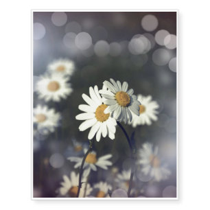 Daisy Flower Temporary Tattoos