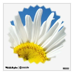 Daisy Flower Wall Decals custom Add Your Text