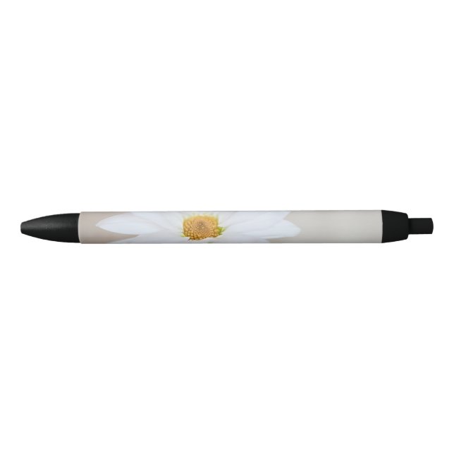 Daisy Flower White Yellow Daisies Blossom Floral Pen (Front)