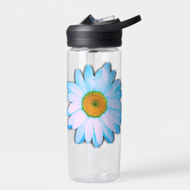 Daisy Flower with White Petals Water Bottle (Left)