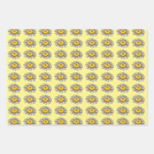 Daisy Flower Wrapping Paper