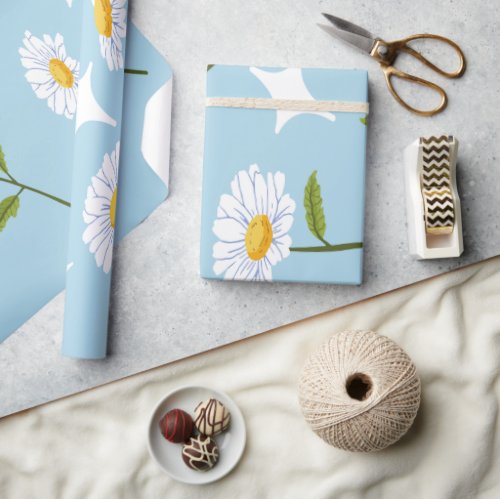 DAISY FLOWER  WRAPPING PAPER