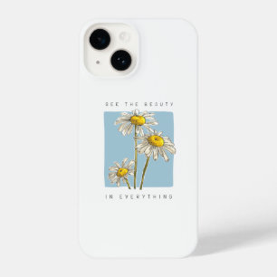 Daisy Flowers Beauty Slogan iPhone 14 Case