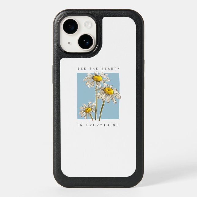 Daisy Flowers Beauty Slogan Otterbox iPhone Case (Back)
