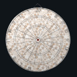 Daisy Flowers Beige Floral Aesthetic Ditsy Tan Dart Board<br><div class="desc">Daisy Flowers Beige Floral Aesthetic Ditsy Tan</div>