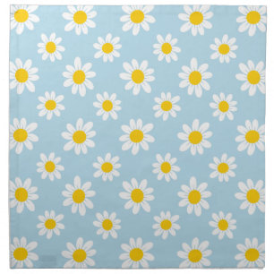 Daisy flowers cloth napkin